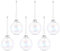 BESPORTBLE Klare Weihnachtskugeln Glas DIY transparent Verzierung Weihnachten Dekortion Glas Basteln für Weihnachtsbum Christbaum Tannenbaum Deko(6cm)