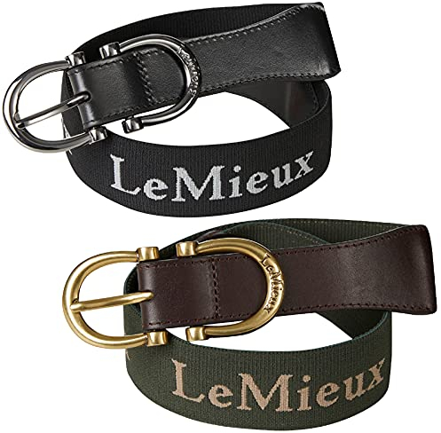 LeMieux Elastischer Gürtel, Größe M, Schwarz