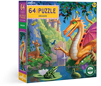 eeBoo - Puzzle 64 Teile - Dragon