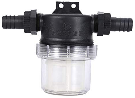 crépine de tuyau torsadée,Filtre de crépine de pompe à eau, filtre de pompe à eau de crépine de maille en ligne transparente pour l'irrigation de pelouse de jardin, Filtre de pompe à eau crépine