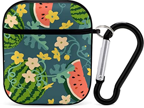Airpods-Hülle Wassermelonen-Blume Airpod Hard Case Cover Kopfhörerhüllen Für Apple Airpods1 Airpods2