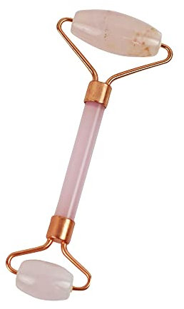 mitienda mit Liebe gemacht Rosenquarz Roller Duo Beauty Gesichtsroller Gesichtsmassage, Facial Massageroller Skincare