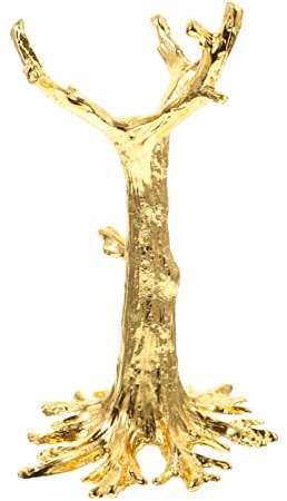 FOMIYES Monitor Halterung Kristallkugelhalter Goldener Eisenkugelhalter Schmuckaufh?nger Baum Kristallkugel Pr?sentationsst?nder Fotografie- Requisiten für Home Office- Dekorationen Monitorständer