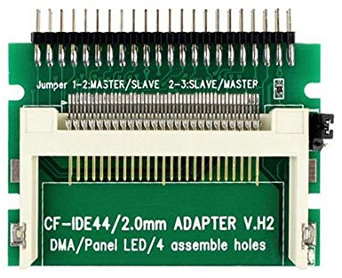 Whisverse Compact Flash Card To Ide, 44-polig, 2 mm, männlich, 6,3 cm (2,5 ) HDD-Bootfähiger Adapter