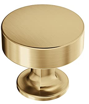 Amerock BP37102CZ Everett Knob, Champagne Bronze | Durable Zinc drawer knob and cabinet hardware, ideal for kitchen cabinets, bathroom vanities, dressers, and furniture