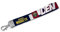 Rico Industries NBA Basketball Denver Nuggets Handgelenk-Schlüsselband, niedlicher Handgelenkriemen, Schlüsselanhängerhalter für Damen und Herren, Autoschlüssel, Ausweise, Karten, Geldbörse, Telefon,