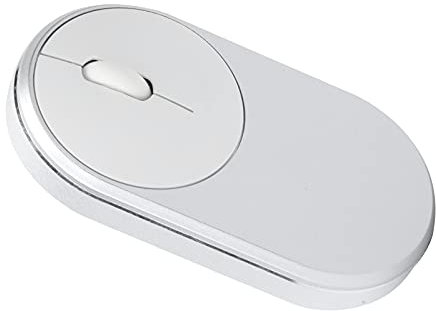 Souris Gamer Bluetooth sans Fil, 3 Boutons, Souris Gamer sans Fil Haute Performance avec Le Récepteur de L'interface USB, pour Joueur/Bureau/Bibliothèque/PC/Ordinateur Portable (Gris Argent)