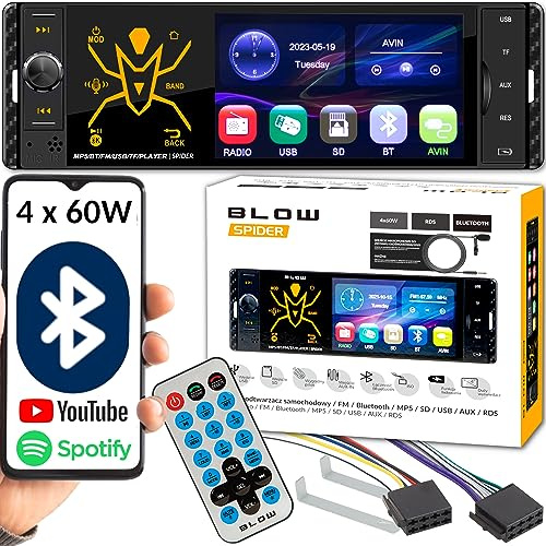 BLOW Autoradio 78-337# 18,5 cm 12 cm 55 mm