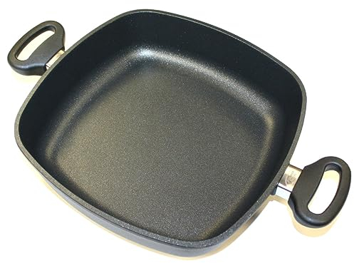 Pfannen Joschi Brat-Kasserolle 28x28cm viereckig 7cm hoch für alle Herdarten (inklusiv Induktion)