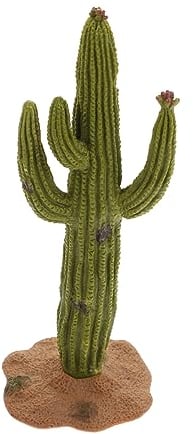 GANAZONO 1stk Wüstengrünes Pflanzenmodell Bartagame Kaktus Terrarium Deko Kaktus- Kakteen Terrarium Künstlich Kunstfigur Lebensechter Kunst Kakteen Zen Garten Sukkulenten PVC