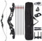 Toparchery ILF Take-Down-Recurvebogen für Erwachsene und Jugendliche Anfänger, 62 Recurve Jagdbogen für das Training im Freien, Rechtshänder (60LB)