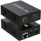 VEDINDUST HDMI Extender 400FT 120M 1080P60HZ HDMI Over Ethernet RJ45 über Cat5e/Cat6 Kabel Übertragung Unterstützt 1080P HDCP EDID