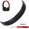 Solo 3 kabelloses Kopfband, wie das OEM-Ersatz-Solo-2-Bogenband-Teile, Zubehör, kompatibel mit Beats by Dre Solo 3/A1796 Solo 2 kabelgebunden/kabellos (B0518/B0534) Kopfhörer (Defiant Schwarz-Rot)