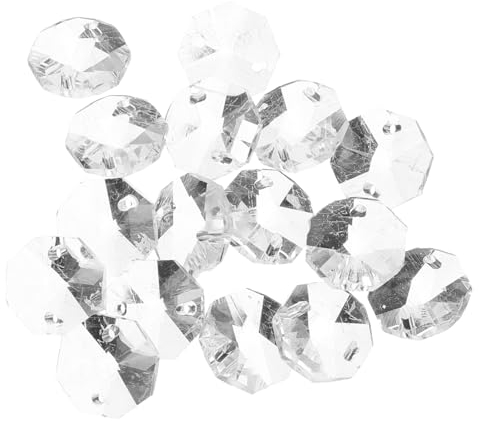 VINTORKY 100stücke Glas Perlen Für Perlenvorhang Durchsichtige Schmuckperlen Perlenglas Selbermachen Strandanhänger Zum Basteln Glasperlen Zur Schmuckherstellung