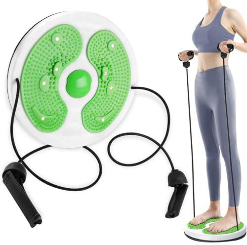 Waist Twister Disc, Body Shaping Waist Twisting Disc, Twist Waist Disc Board with Drawstring, for Weight Loss, Cardio Exercise, Waist Toning & Ab Training