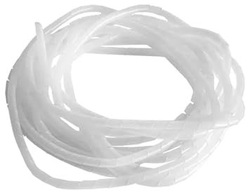 Spiral Wickeln Silicone Winding Sleeve Tube ID 1mm to 12mm Spiral Wrap Cable High Temperature Resistant Sleeving Protection Material Schlauch Abdeckung(Size:ID8mm x OD10mm,Color:2Meter)