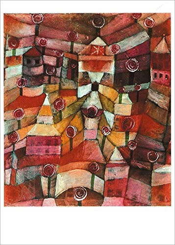 Kunstkarte Paul Klee Rosengarten