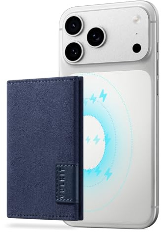 VULKIT Magsafe Wallet Compatible with iPhone 17/16/15/14/13/12 Series, Leather 4 Card Wallet RFID Blocking Phone Wallet with Magnetic Closure