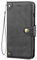Auotu PU Leder Flip Brieftasche Mit Kamera Schutz Handyhülle Lederhülle Cover Tasche Case Hülle Etui für Unihertz 8849 Tank 3 Pro Smartphone (Schwarz)