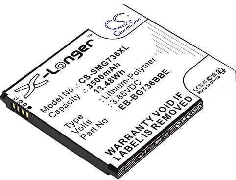 Akku Ersatz für Galaxy Xcover 6 Pro, SM-G736B, SM-G736B/DS, SM-G736U, SM-G736U1 PN: EB-BG736BBE 4000mAh / 15.40Wh