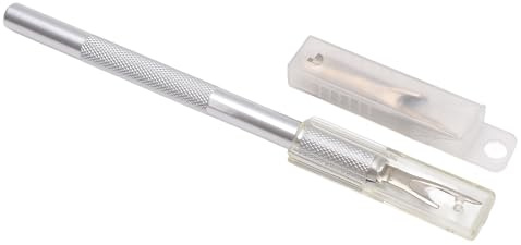 CYTGOUPER Nahttrenner Profi mit Aluminiumlegierung Griff, Nahtauftrenner Set mit 4 Ersatzklingen, Aufbewahrungsbox, Nähte Profi für präzises Trennen von Nähten, Stichen und Knopflöchern