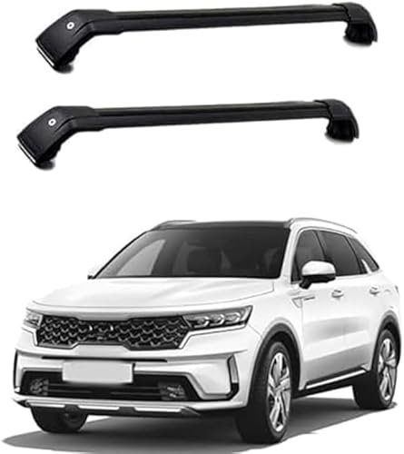 CaoYH Dachgepäckträger Dachträger Kompatibel Für KIA Sorento MQ4 2020 Transport Einer Dachbox Fahrradträger Aluminium Dachträger Relingträger