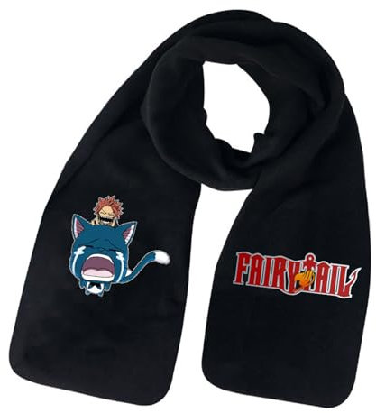 A Jeff's Store eu FAIRY TAIL Schal Natsu Dragneel Anime Schal MäNner Frauen Teenager Winter Warm Schal Neutral Warm Lang Schal Schal Schal Outdoor Warm Schal