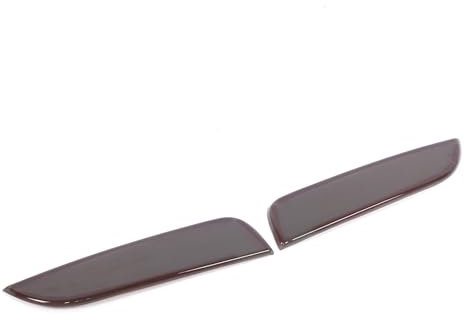 PIUGILH Auto Nebelschlussleuchte Abdeckung Geeignet für Fiat 500 2016-2024,Nebelschlussleuchtenabdeckung Dekoration Aufkleber Geräuchertes Schwarzes,Auto Nebelschlussleuchten Dekoration Trim Zubehör