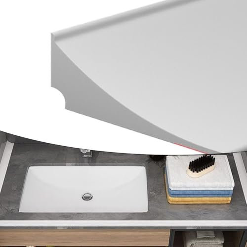 Joint de receveur de douche flexible en silicone pour éviers et baignoires, prévention efficace du débit d'eau à 4 à 5 cm de largeur (3 mètres)