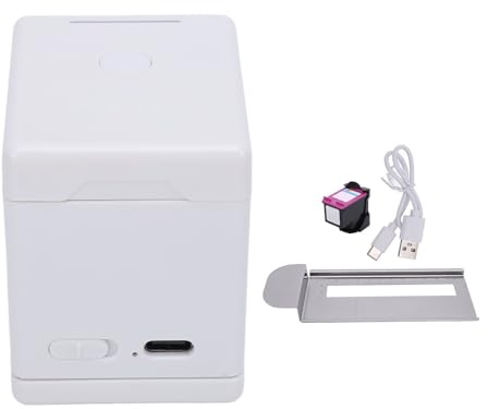 Garosa Mini Imprimante Alimentaire Portable à Jet d'Encre pour Gâteaux Biscuits Boissons avec Application WiFi pour Pâtissiers Amateurs de Cuisine Création Personnalisée