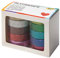 folia 28509 – Glitter Tape, 10 Rotoli Colori Assortiti, Ruolo ca. 5 m X 15 mm