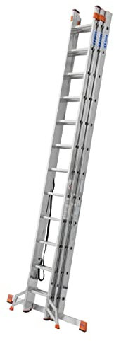 KRAUSE 129789 Spro.Leiter Treppe 3teil 3x12