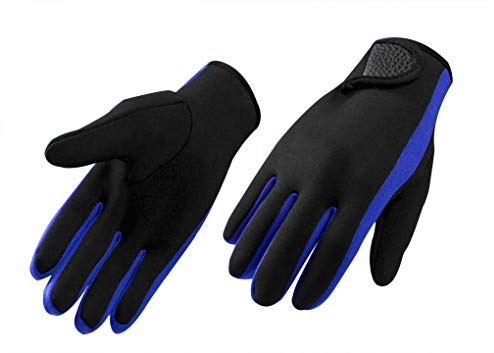 IPENNY High Stretch Neoprenhandschuhe Tauchen Handschuhe 1,5/3 mm Anti-Rutsch-Tauchen Gloves Surfen Schwimmen Schnorchelhandschuhe Segeln Kajakfahren Thermohandschuhe für Erwachsene und Jugendliche