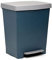 Tatay Cubo de Pedal Cubik, 23L de Capacidad, Pedal Retráctil, de Polipropileno, Libre de BPA, Bolsa Basura 30L. Color Azul Atlántico. Medidas 33.5 x 30 x 39cm