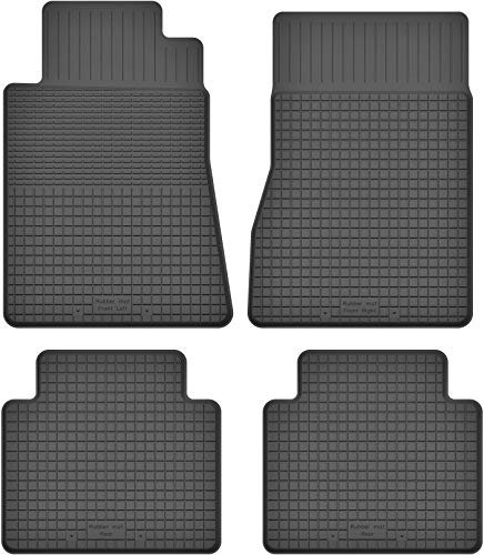 Gummimatten Fußmatten Hoher Rand 15 mm für Mercedes E W123 / W124 - Passgenau
