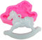 ZIUKENR Stampo per candele a forma di cavallo a dondolo, per torte fai da te, biscotti, sapone, caramelle, dessert, candele, decorazione in silicone