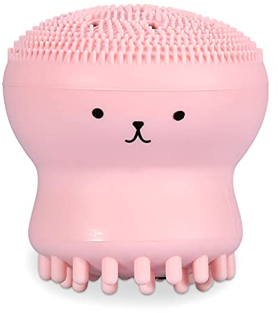Gesichtsb¨¹rste , Zum Reinigen und Peeling Gesichtsreinigungsb¨¹rste Peeling Fettentfernung Massage Quallen Oktopus Waschwerkzeug Porentief Peeling Waschen Make up Massieren Akne