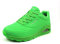 Skechers Women's Uno Stand on Air Sneaker, Green Durabuck Mesh, 5 UK
