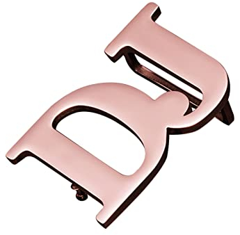 RWQDZOM Benutzerdefinierte Gürtelschnalle Personalisierte Herren Ledergürtel für Männer Verstellbare Gürtel mit benutzerdefinierten Schnallen für Papa Ehemann, Stil 5 - Rotgold, F