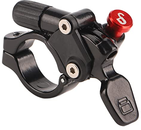 Alomejor Fahrrad Remote Lockout Hebel Aluminiumlegierung Rennrad Gabel Lockout Wire Control Hebel für Mountainbike Vorderradgabel