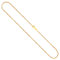 Goldkette Damen Echt Gold 1.4 mm, Singapurkette 750 aus Gelbgold, Kette Gold mit Stempel, Halskette mit Federring, Länge 60 cm, Gewicht ca. 2.6 g, Made in Germany