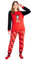 Disney Pigiama Donna Invernale in Pile con Calze Stitch Topolino Minnie Baby Yoda (Rosso Mickey, S)