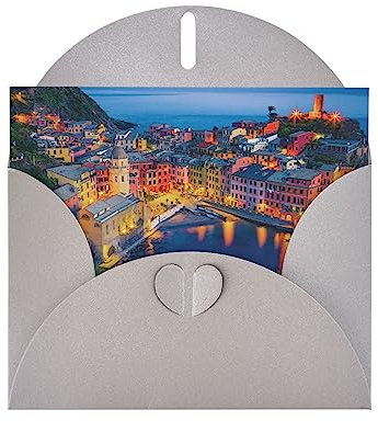 Italienischer Sonnenuntergang, bedruckte Grußkarte, leere Karten mit weißen Umschlägen, lustige Geburtstagskarte, Dankeskarten, 10 x 15 cm