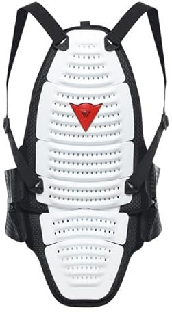 Dainese - Junction Wave 02,Protector Dorsal para Esquí y Snowboard con Tirantes,Blanco,Hombre