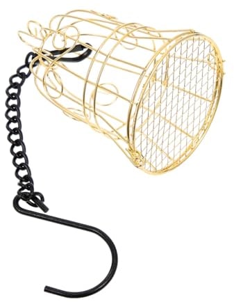 FRCOLOR Vogelfütterer Vogelstall Tasse Tablett Für Vogelhäuschen Fresskäfig Für Sittiche Käfig Für Vogelfutter Leckerchenhalter Für Papageien Vogelfutterhaus Eisen Der Vogel Spielzeug