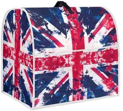 chaqlin UK Flags Stand Mixer Cover for Kitchen Food Mixer Cover Kitchen Blender Cover Stain Resistant Washable Protective Cover Kitchen Mixer Cover with Pocket for Stand Mixer,Size S
