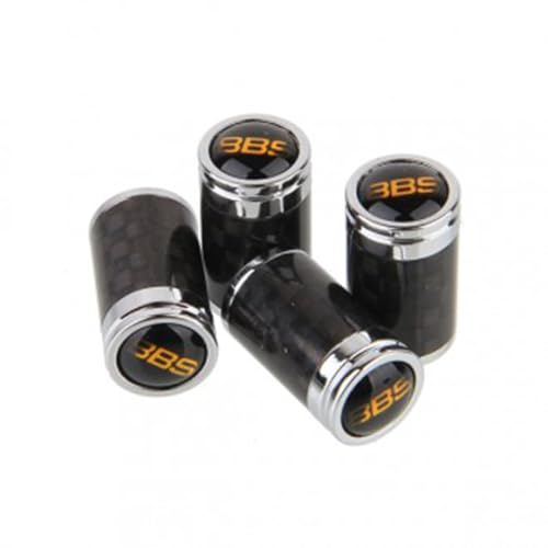 ZGCYK Auto Ventilkappen für BBS Autoreifen Ventilkappen Reifenventilkappen Tyre Valve Caps Zubehör