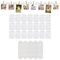 Bomiclss Indoor Clear Mini Light Clips with Adhesive Strips, 100 Clear Clips,Removable Decorating Clips Damage Free Christmas Light Clips for Christmas/Festival Decoration, Hanging Lights and Cables