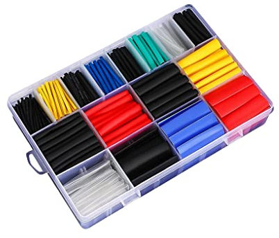 siduytin Tubo termorretráctil Cable aislado Manguito de tubo retráctil Manguito profesional de plástico Accesorio de envoltura de transporte