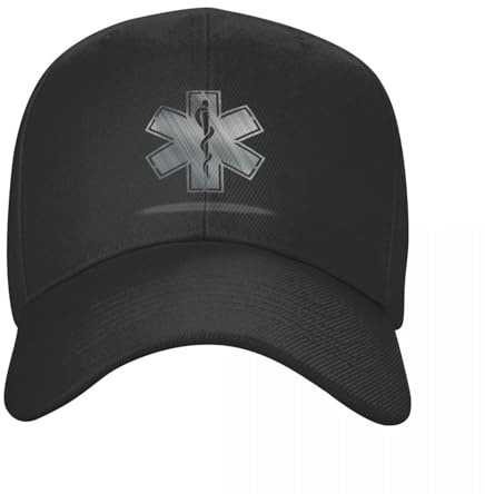 CIZIEOE Baseball Kappe Baseball Cap Benutzerdefinierte EMT Star of Life Baseball Cap Frauen Männer Atmungsaktive Rettungssanitäter Medizinische Papa Hut Streetwear Snapback Hüte